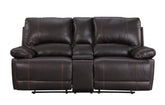 9345 - Brown Console LoveseatModel:  9345-BROWN-CL